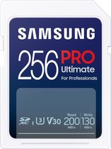 Bol.com Samsung PRO Ultimate - SD Kaart - Geheugenkaart Camera - 200 & 130 MB/s - 256 GB aanbieding