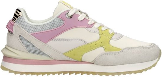 Maruti - Dawn Sneakers Geel - White - Yellow - Pink - Zebra - 41