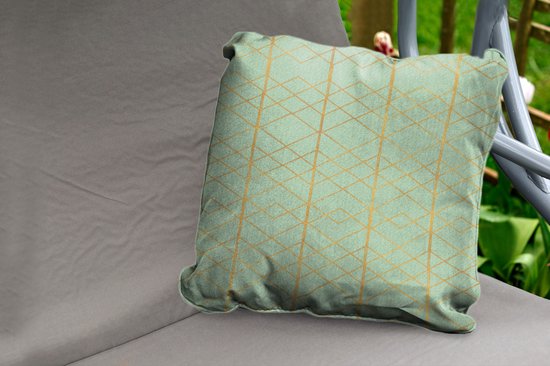 Paco Home Binnen- en buiten vloerkleed, terras en balkon, weerbestendig modern geometrisch patroon, Maat:200x290 cm, Kleur:Beige