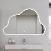 Miroir FENOMÉ Valencia "Cloud" 100cm avec éclairage LED , miroir chauffant et interrupteur tactile inclus