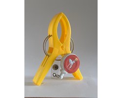 Anti-slipclip - Anti Slip Clip - Geel - Fiets - Fietsclip - Opwaaiende Rokjes - Jurkjes - Fietsclip - Rokjesclip - Poncho's - Slipclip