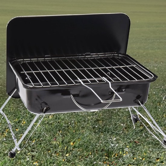Draagbare Tafel Barbecue - 35x25 cm- Ideaal voor Balkon, Park, Camping en Strand van Moa. — afbeelding 2