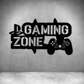 Muursticker- Gaming Zone- Wallsticker- PlayStation- Gameroom- 60x35 cm