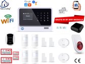 Home-Locking draadloos smart alarmsysteem wifi,gprs,sms set 11 AC05