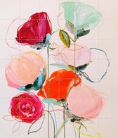 IXXI Time - Wanddecoratie - Bloemen en Planten - 120 x 140 cm