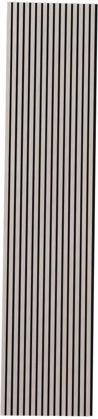 Akoestisch Wandpaneel - White Oak - 270 x 60 cm - Houten Wandpaneel - Milieuvriendelijk materiaal - Akoestische Panelen