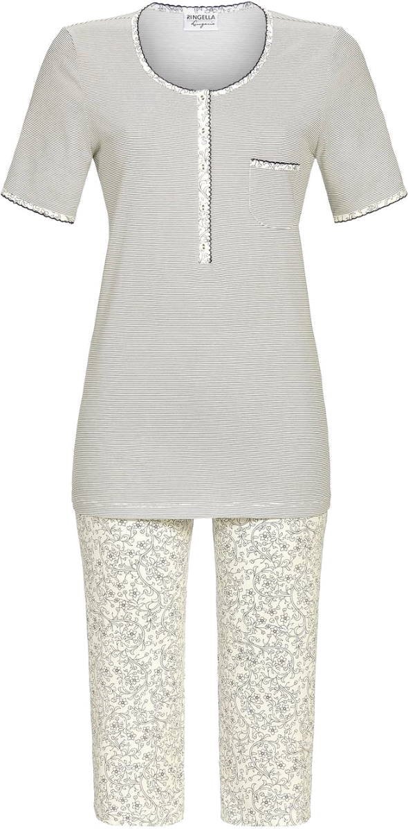 Ringella Blue Stripe – Pyjama – 4261208 – Night Blue - 46 Blauw