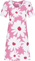 Roze Ringella nachthemd bloemen - Roze - Maat - 40