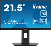 iiyama ProLite XUB2293HSU-B6 - 22 Inch - IPS - Full HD - USB-hub - In hoogte verstelbaar