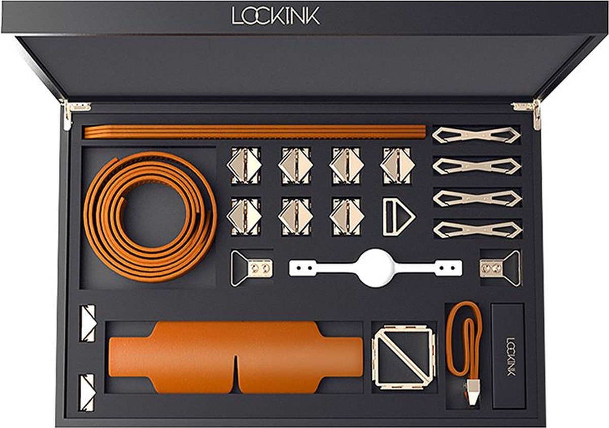 LOCKINK - Bondage & Restraint Set - bruin