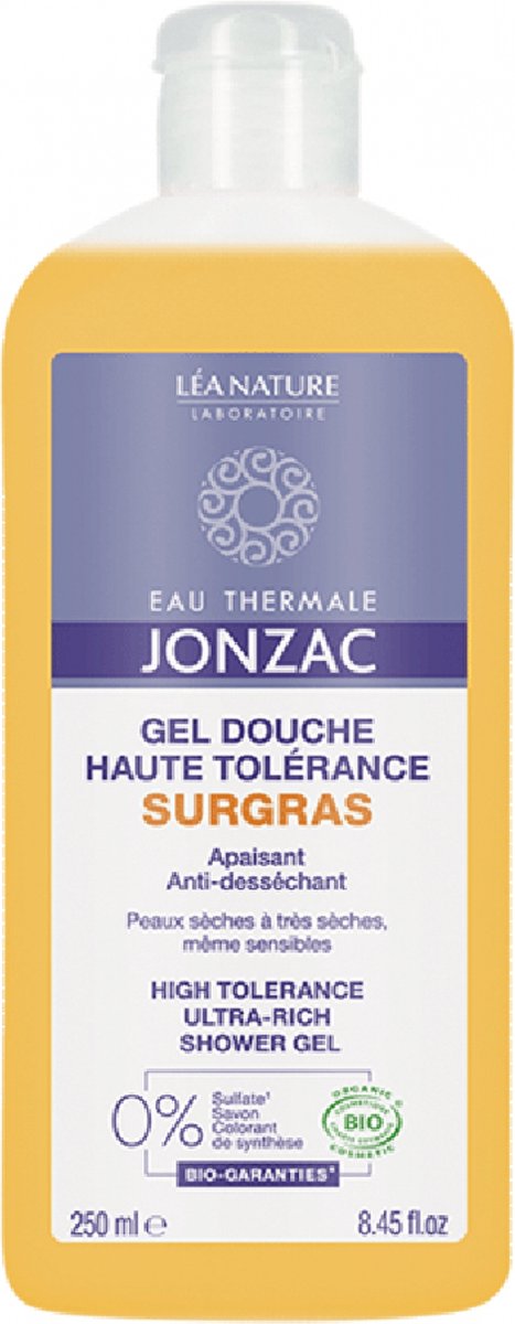 Eau de Jonzac Nutritive Organic Surgras Hoge Tolerantie Douchegel 250 ml