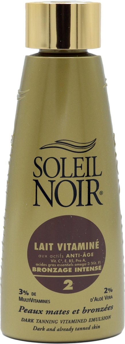 Soleil Noir Lait Vitaminé Bronzage Intense 2 150 ml