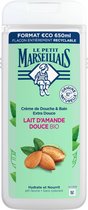 Le Petit Marseillais Extra Milde Bad- & Douchecrème Biologische Zoete Amandelmelk 650 ml