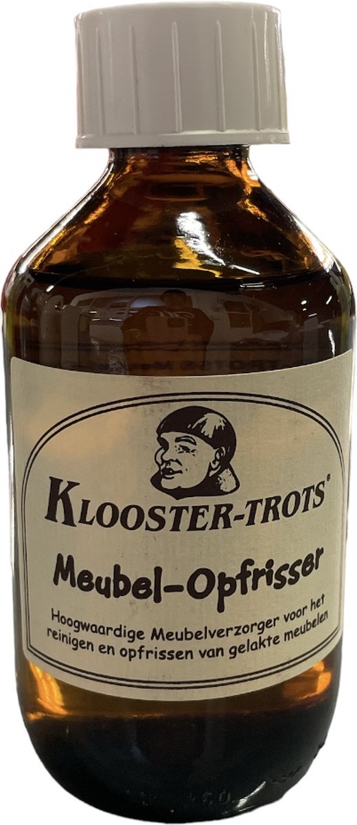 KloosterTrots Meubel Opfrisser - Reinigt en geeft terug karakter aan uw gelakte meubelen ( ook tegen krasjes) - inhoud : 250 ml - Prijs per stuk