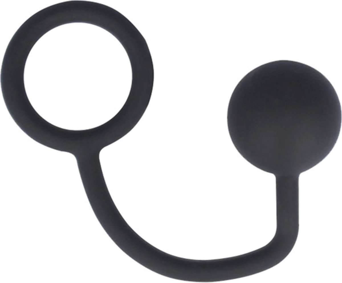 Goedkoopste Titus Siliconen Cockring 50 mm met anaal Bal 60 mm