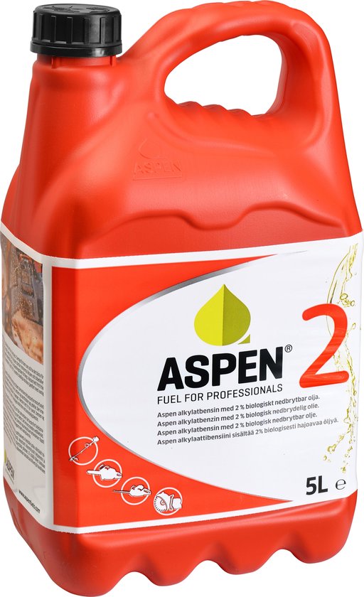 Aspen Brandstof Aspen 2 Takt 5Ltr (Rood)