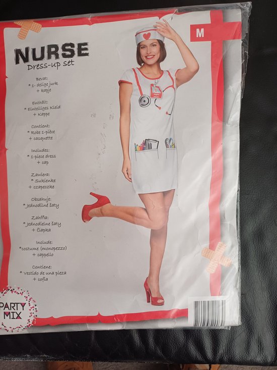 Verpleegster Carnaval Dames Kostuum - M