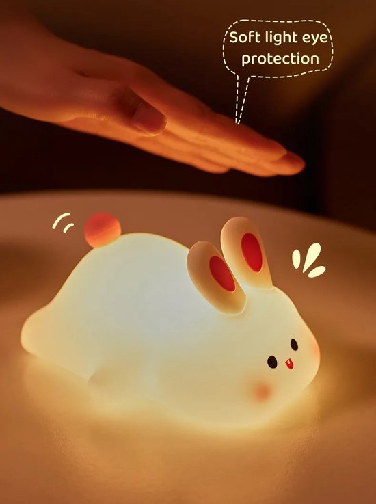 My Arc - GlowBunny - Nachtlampje - Baby Kamer - Led Dimmer - Speelgoed - Handige Bediening van My Arc — afbeelding 4