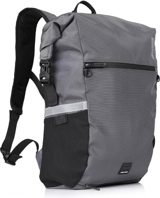 RHINO walk - multifunctionele fiets tas - met regenhoes - outdoor - fietsen - grijs