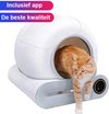 Automatische Kattenbak - Zelfreinigende Kattenbak - Electrische kattenbak - Inclusief app - Kattenbak met Zeefsysteem - 65L - Cat Litter Box - Cat Toilet