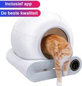 Bol.com Automatische Kattenbak - Zelfreinigende Kattenbak - Electrische kattenbak - Inclusief app - Kattenbak met Zeefsysteem - ... aanbieding