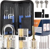 SS001 Pro Dietrich-Werkzeug, 2-in-1 Pick- und Decoder-Werkzeuge, SS001 Pro Edelstahl Ke/Y Decoder, Loc/K Picking Kit für Anfänger, Edelstahl K/ey Dec/Oder, Master Ke/y Set, L/ock Set für Auto