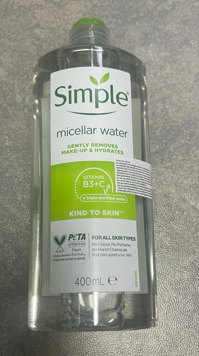 Simple Micellar Reinigingswater 400ml
