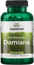 Swanson - Full Spectrum® - Damiana - Libido* - Damianablad (Turnera diffusa) - 510mg - 100 Capsules