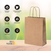 sac en papier - Tassen en papier Kraft | Sacs de transport en papier avec poignées 20