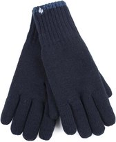 Heatholders, Superwarme Heren Gebreide Handschoenen, Navy, Maat L/XL