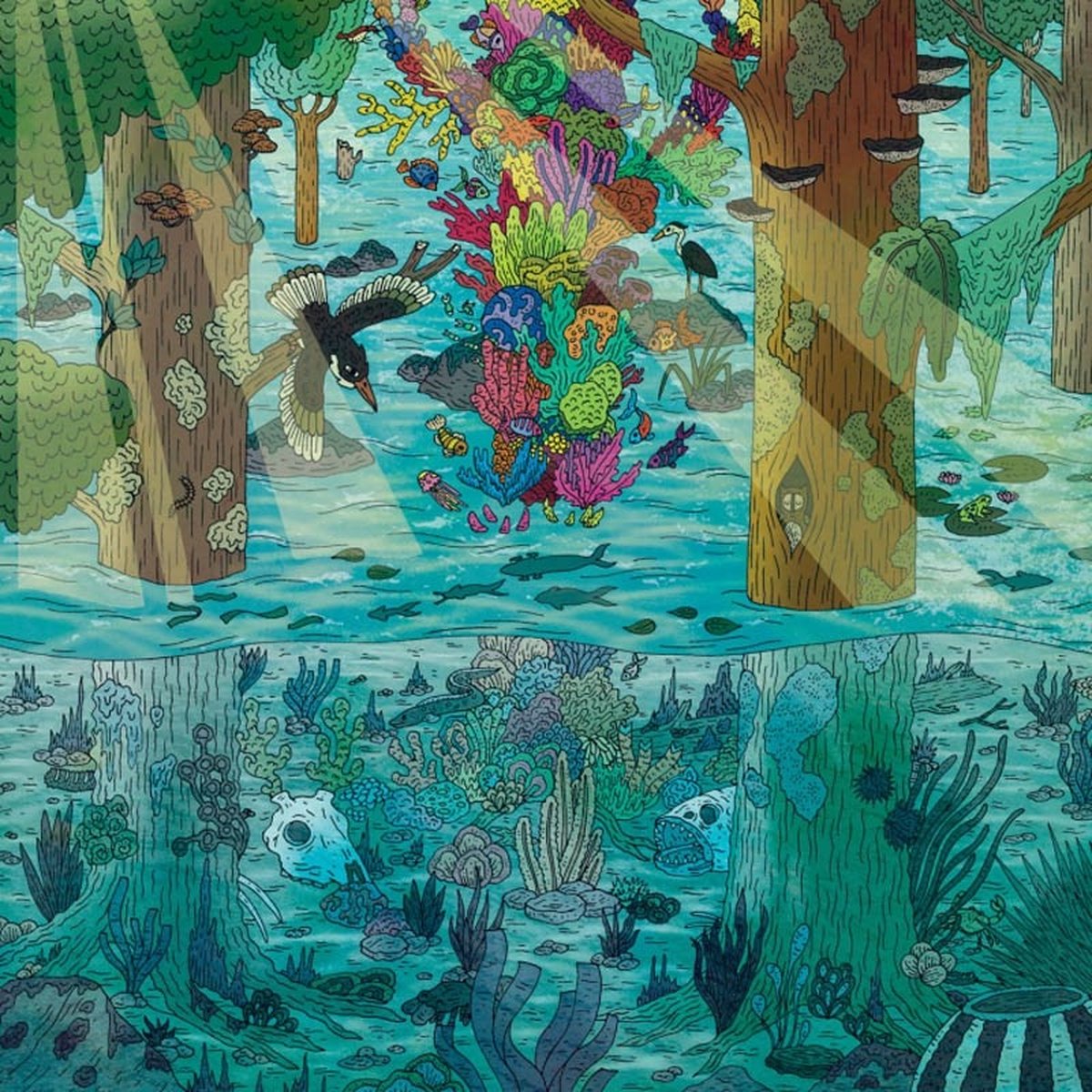 Elkhorn & Mike Gangloff - Shackamaxon Concert (LP)