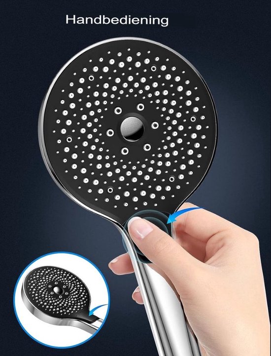 Legionella Douchekop incl. Filter, KIWA Gekeurd