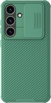 Nillkin CamShield Magnetisch Hoesje Geschikt voor de Samsung Galaxy S24 - Compatibel met MagSafe - Camera Slider Back Cover Groen
