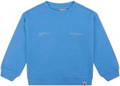 DAILY7 Sweater Oversized Dly7 Truien & Vesten Jongens - Sweater - Hoodie - Vest- Blauw - Maat 98
