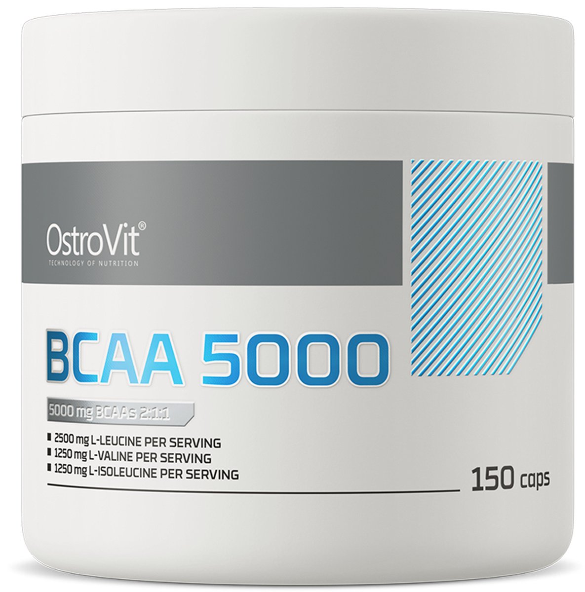 Goedkoopste Aminozuren - BCAA - 5000 mg - 150 Capsules - Ostrovit