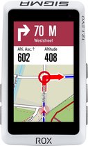 Sigma ROX 12.1 Evo GPS Fietscomputer - White - long Butler GPS out-front houder