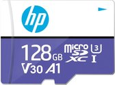 HP 128GB Micro SD Memory Card with Adaptor HP Class 10 100 Mb/s Geheugenkaart Paars