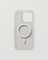 Nudient Hoesje geschikt voor Apple iPhone 14 Pro MagSafe Telefoonhoesje Hardcase | Nudient Thin Precise Backcover | Geschikt voor MagSafe | Geschikt voor Draadloos Opladen met Magnetische Ring | MagSafe Case - Clay Beige | Bruin