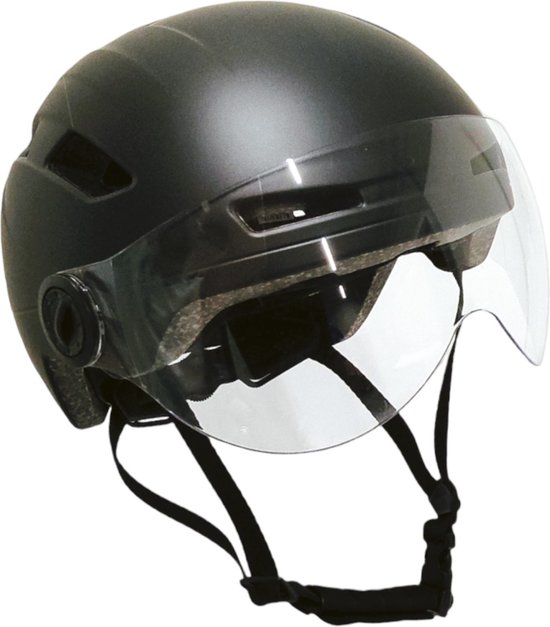 CP Chimo Wit - E bike helm met verlichting - Kies zelf uit 2 Vizier soorten