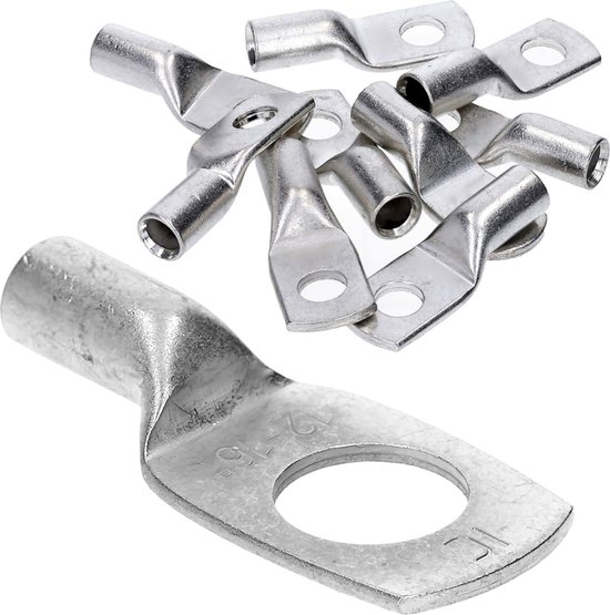 Produktbild von Kalitec Q16-12 Quetschkabelschuh 16mm² M12 – Unisoliert, Dornpressung, DIN 46234, 10 Stück