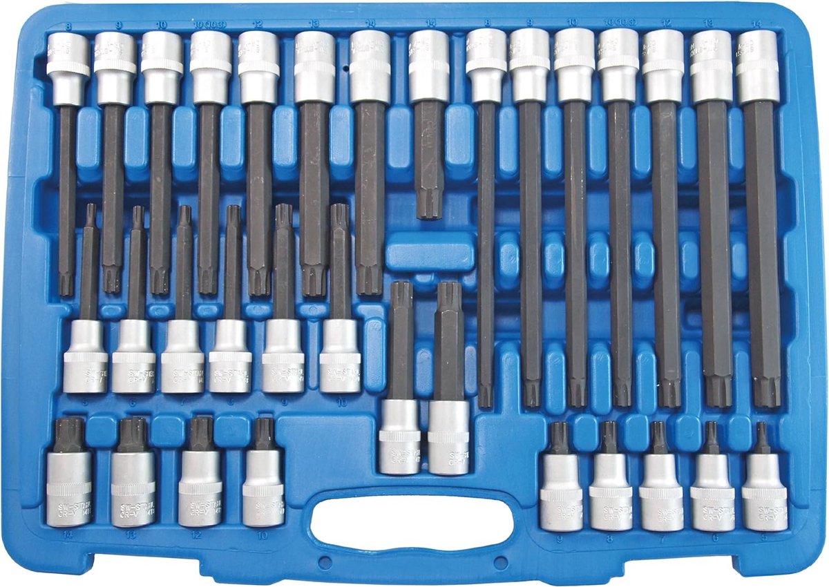 SW-schroevendraaierinzetstukken van staal, RB-profiel, speciaal chroom-vanadiumstaal, 04422L