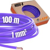 LAPP 4510073 Draad H05V-K 1 x 1 mm² Violet 100 m
