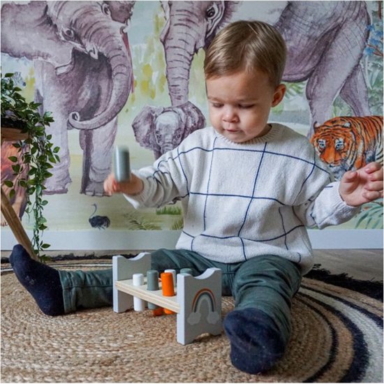 Tryco Baby Jeu du Marteau en Bois
