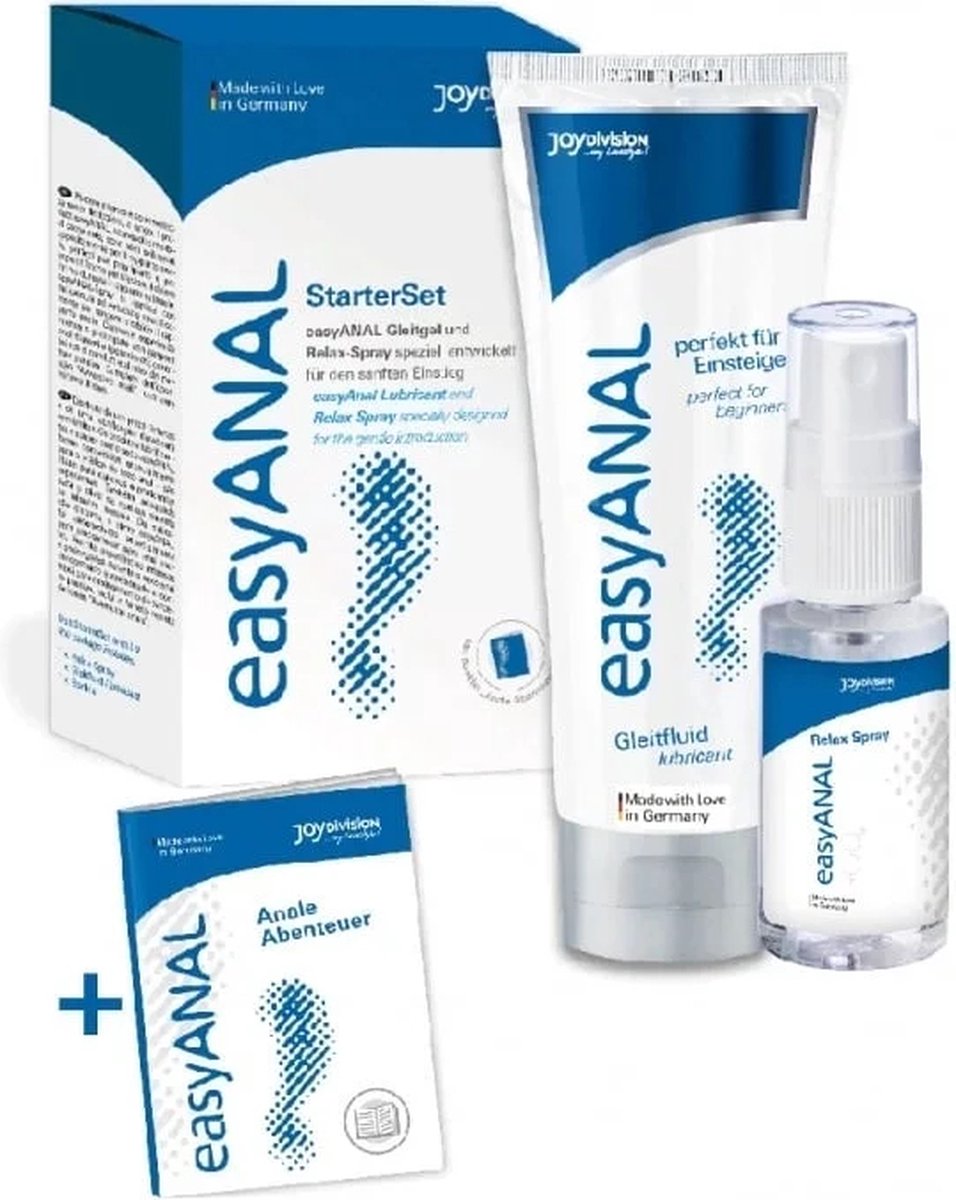 Goedkoopste Joydivision - easyANAL Bundel (Gel 80 ml & Spray 30 ml & Boekje