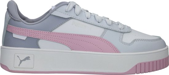 PUMA Carina Street Dames Sneakers - PUMA White-Grape Mist-PUMA Silver - Maat 39