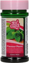 FunCakes Smaakpasta - Smaakstof voor Taarten - Aroma - Groene Munt - 100g