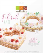 Scrapcooking Cake Template Floral Set/2