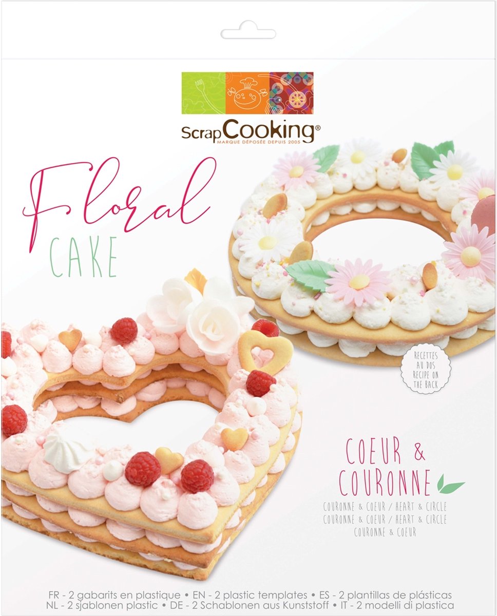 Scrapcooking Cookie Cake Template Bloemen Set/2