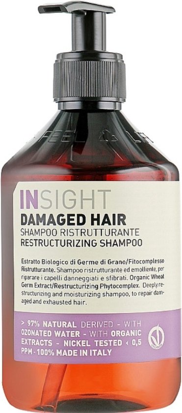 Foto: Insight damaged hair restructuring shampoo 400 ml