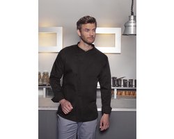 Karlowsky® PURE - Koksbuis - Lange Mouw - Throw-Over - Zwart maat XL